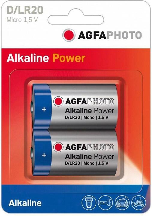 Immagine prodotto AGFAPHOTO Alkaline Power (2 pz., D)