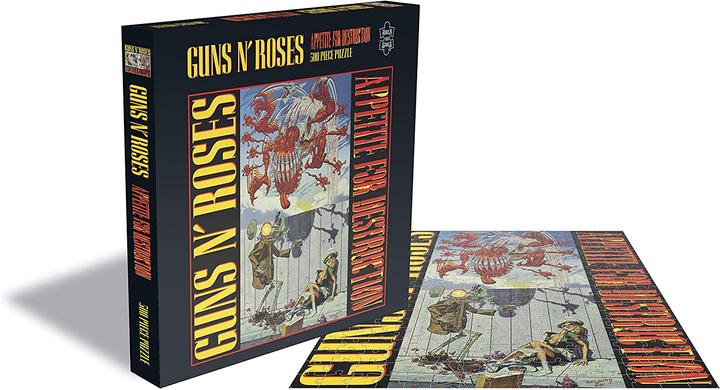 Actual product image Rock Saws Guns N' Roses: Appetite for Destruction 500 Piece Jigsaw Puzzle (500 pieces)