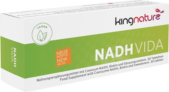 Produktbild Kingnature NADH Vida Tablette 20 mg (30 Stück, Tabletten, 21 g)
