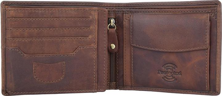 Immagine prodotto Greenland Nature Portafoglio Soft & Safe RFID in pelle 12 cm