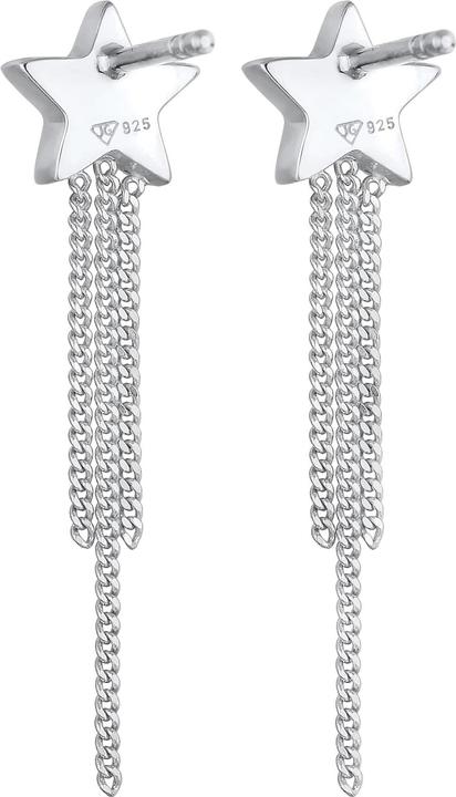 Image du produit Elli boucles d'oreilles en cristal, étoiles, Noël (Argent sterling 925, Cristal de verre)