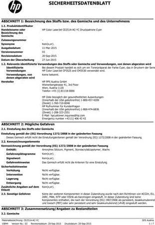 Actual product image HP 504a (C)