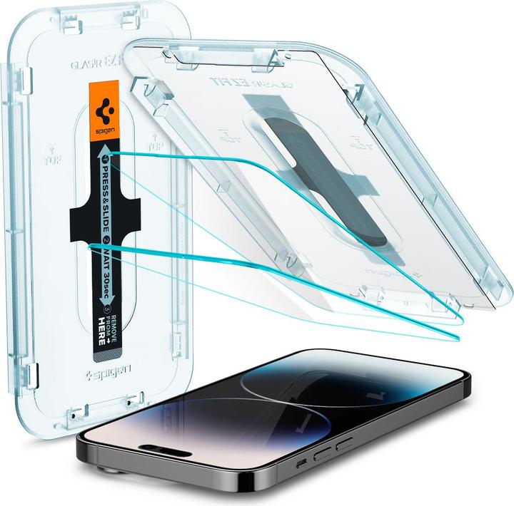 Actual product image Spigen EZ Fit (2 Piece, Apple iPhone 14 Pro)