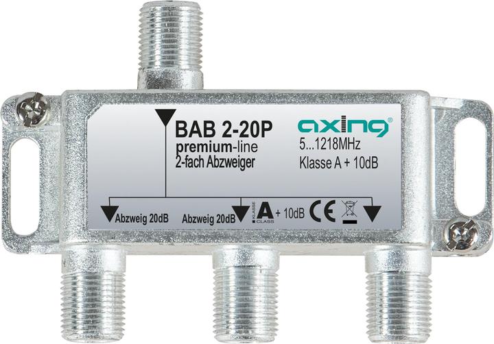 Axing Kabel-TV Abzweiger (20 dB, Antennenkabel)