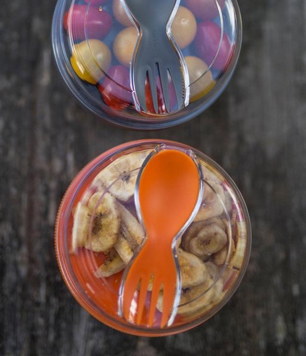 Actual product image Carl Oscar Nice Cup ™ L Orange-Moose breakfast container with cooling insert