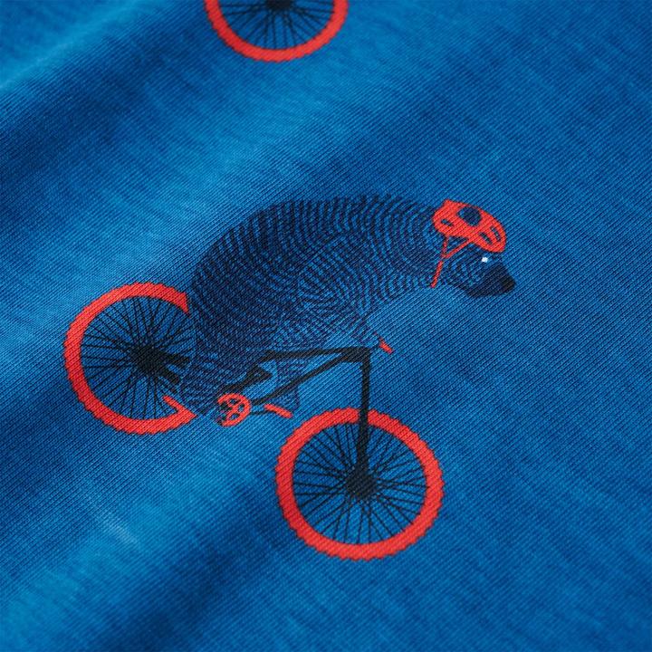 Produktbild VidaXL Kinderpyjama mit Langen Ärmeln Petrolblau 116,Material (116)