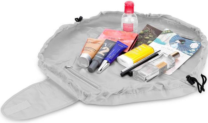 Actual product image Intirilife Cosmetic Bag in BRIGHT GREY