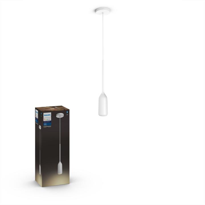 Produktbild Philips Hue White Ambiance Devote Pendelleuchte weiss 806 lm (E27, 806 lm)