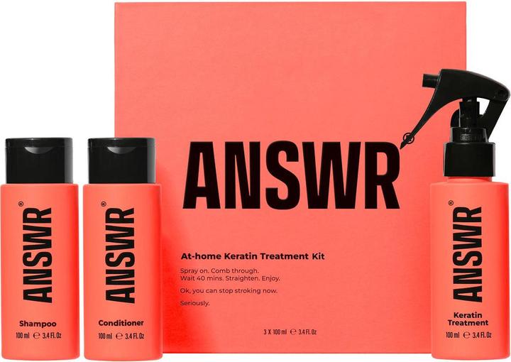 Immagine prodotto Answr Kit per il trattamento alla cheratina a casa tua (Set per la cura dei capelli)