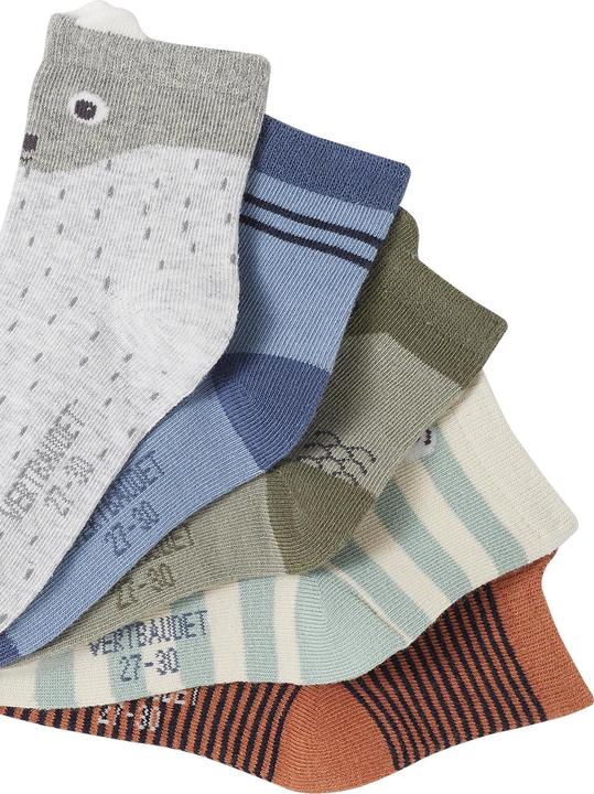 Actual product image Vertbaudet 5-pack of boys' socks with animals (5-pack, 31, 34)