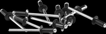 Actual product image Rapid Black blind rivets Ø 4.0 x 10 mm