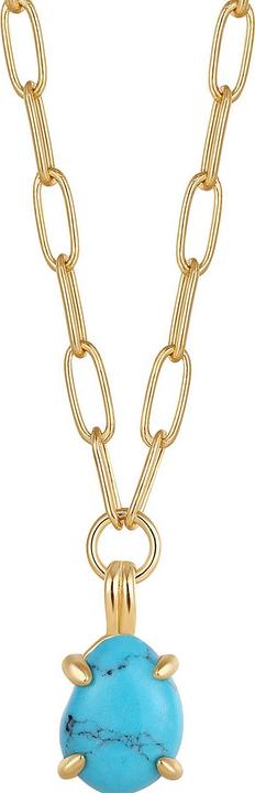 Ania Haie N044-04G Making Waves Damen Halskette, verstellbar (Sterling Silber 925, 45 - 50 cm)