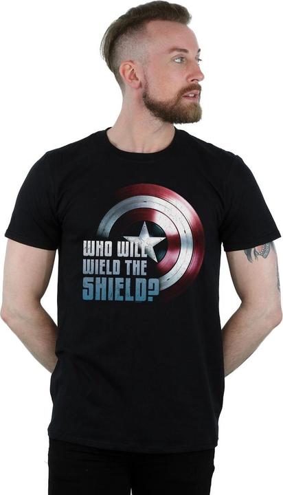 Image du produit - T-shirt THE FALCON AND THE WINTER SOLDIER WIELD THE SHIELD - Homme (XXL)