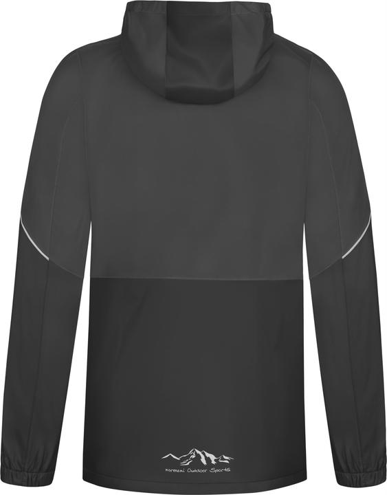 Produktbild Normani Kinder Regenjacke „Sointula“ Schwarz/Anthrazit (98, 102, 104, 100 A)