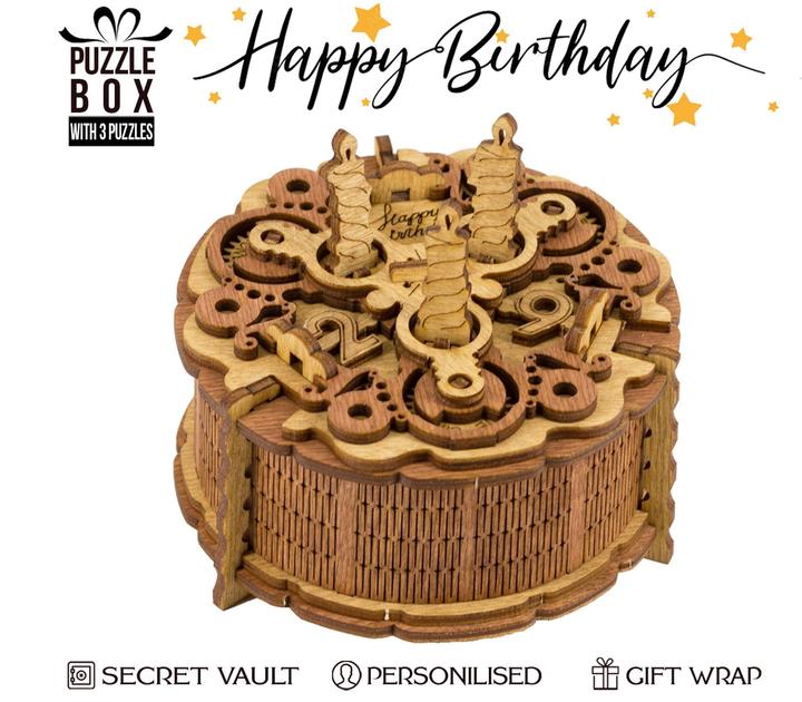 Produktbild iDventure Rätselspiel Puzzlebox - Birthday Cake (Deutsch)