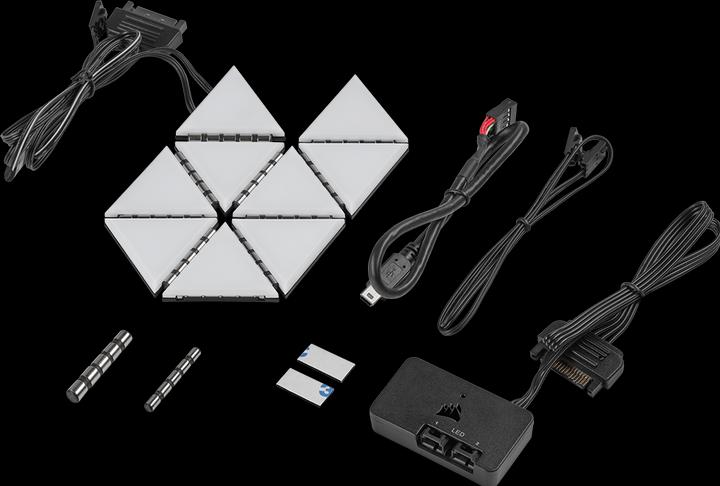 Image du produit Corsair Kit de démarrage pour étui intelligent iCUE LC100 (Multicolore)