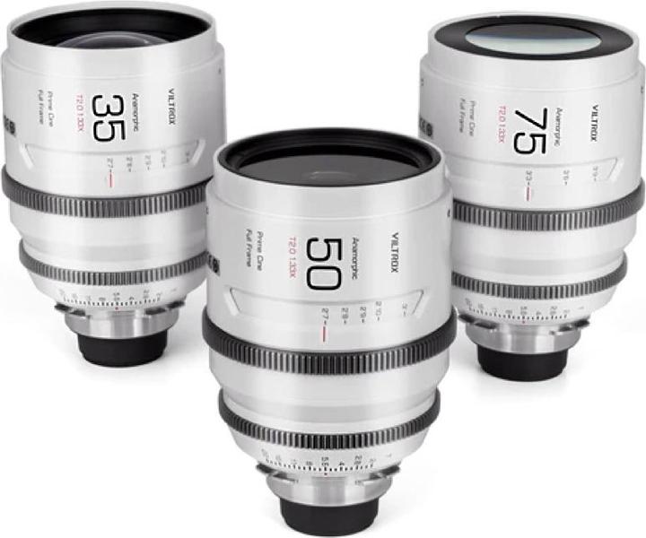Immagine prodotto Viltrox SET di lenti anamorfiche 35/50/75 mm T2.0 1.33X con attacco PL (L-mount, Full-frame)