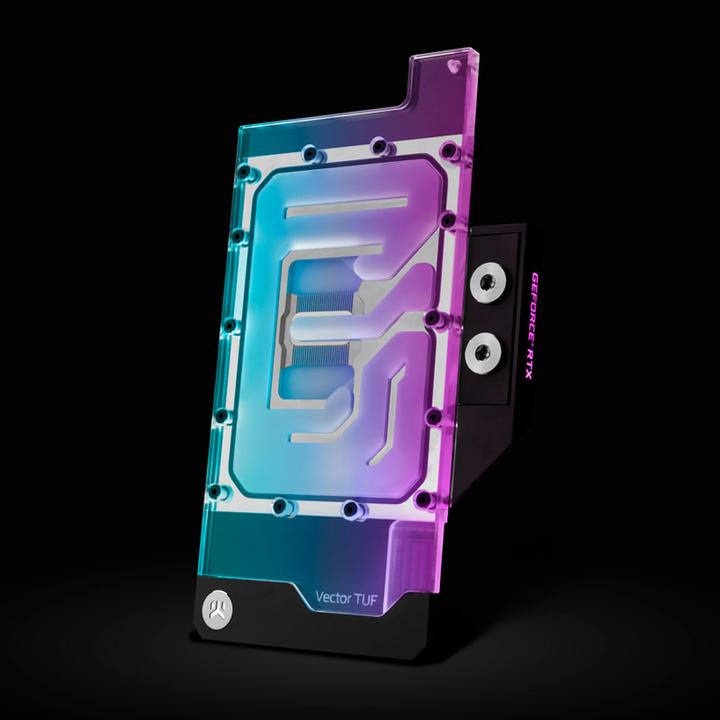 Actual product image EKWB EK Quantum Vector TUF RTX 3070 D-RGB - Nickel + Acrylic