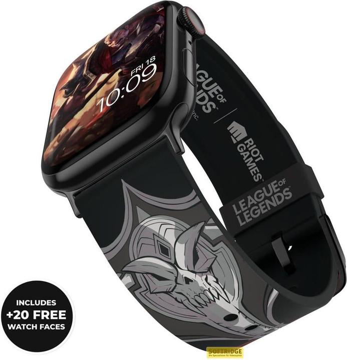 Actual product image Moby Fox League of Legends bracelet pour smartwatch Darius (22 mm, Stainless steel, Silicone)