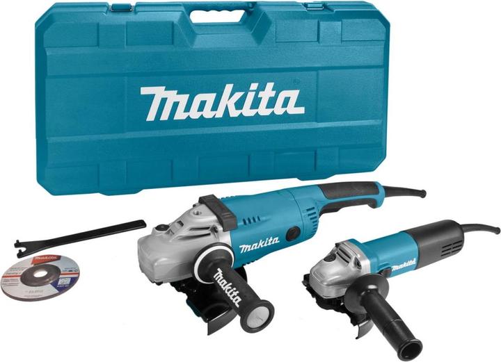 Makita DK0053G Angle grinder set incl. carrying case, GA9020 & 9558HNR (125 mm)