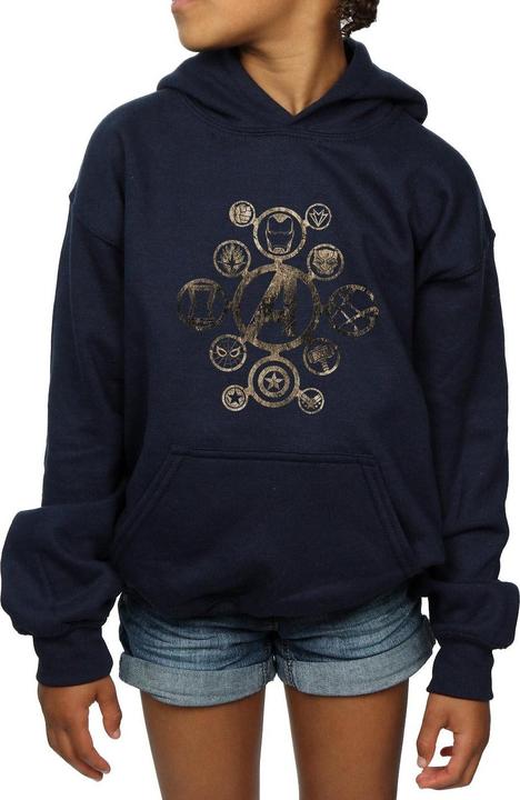 Image du produit - Sweat à capuche AVENGERS INFINITY WAR ICONS - Fille (152, 158)