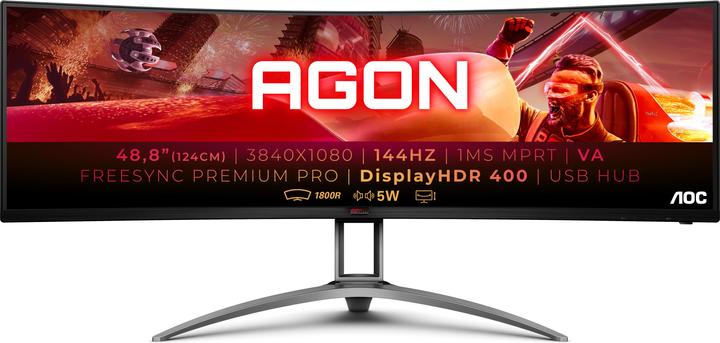 AOC AG493QCX (3840 x 1080 Pixel, 48.80")