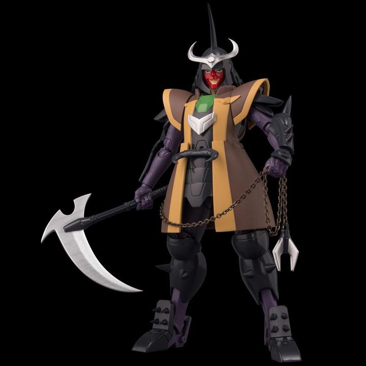 Actual product image Sunrise Chou-Dan-Kadou Yoroiden Samurai Troopers action figure Oni Mashou Shuten 15 cm