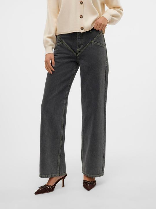 Actual product image Vero Moda SNRUDI Gerade geschnitten Jeans Weit geschnitten (W28/L32)