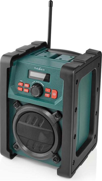 Immagine prodotto Nedis Radio DAB + Versione da tavolo DAB+ / FM 2,2" Monitor bianco e nero Alimentazione a (DAB, FM, Bluetooth, WiFi)