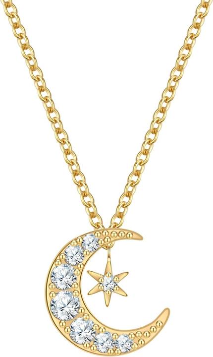 Rafaela Donata Damen Kette Mond/Stern Sterling Silber - 35454 (Sterling Silber)