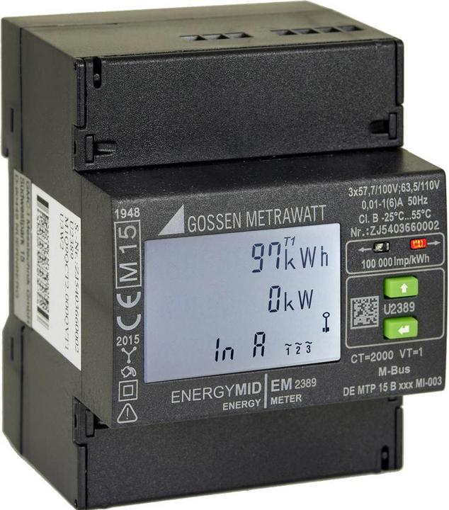 Image du produit Gossen Compteur triphasé avec transformateur