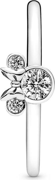 Produktbild Pandora Disney Minnie Maus Funkelnder Kopf Ring (52, 925 Silber)