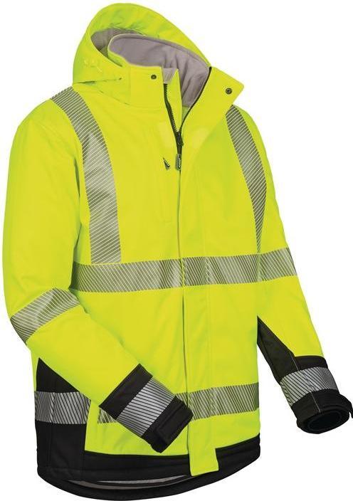 Actual product image Elysee High-visibility softshell jacket Melvin size XXL yellow/black (XXL)