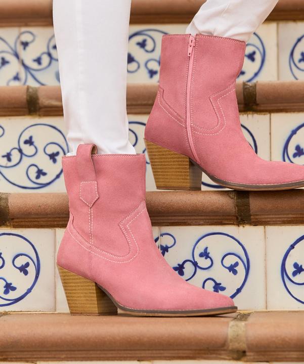 Actual product image Joe Browns Premium Suede Western Ankle Boots (38)