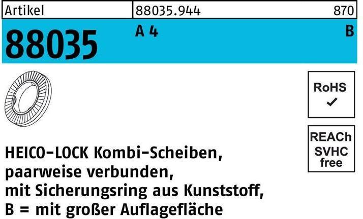 Produktbild Heico Kombischeibe R 88035 HKB-12S A 4