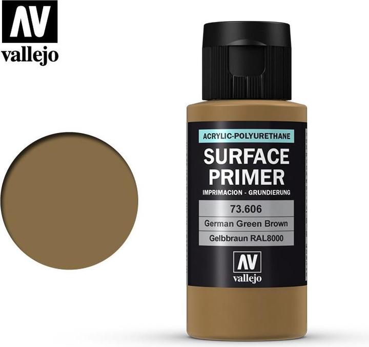 Vallejo Surface Primer - Ger. Green Brown (73.606)