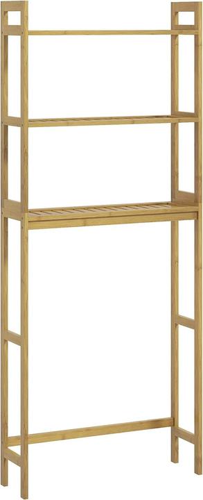 Image du produit Kleankin Étagère de salle de bain à 3 niveaux (68 x 20 x 165 cm)
