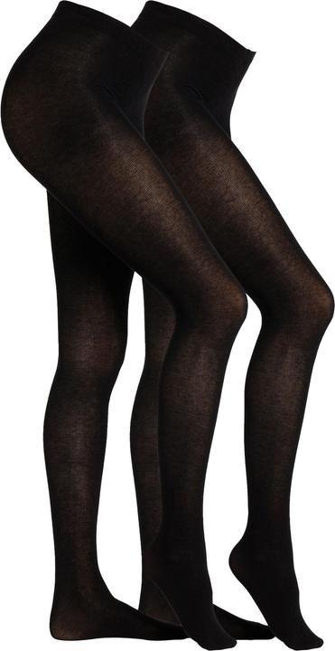 Produktbild Camano Women comfort soft cotton Tights 2p (L/XL)