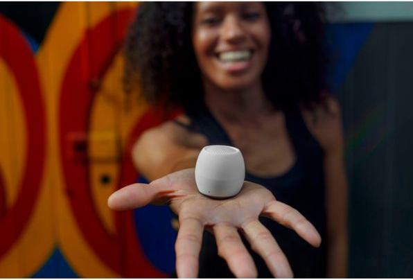 Actual product image Boompods Zero Bluetooth® Speaker Hands-free, Shockproof, Waterproof White (5 h, Rechargeable battery operated)