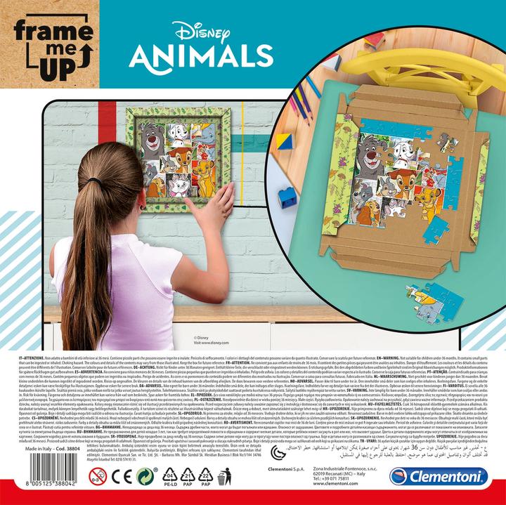 Produktbild Clementoni Rahmen-Puzzle 60 tlg, Animals (60 Teile)