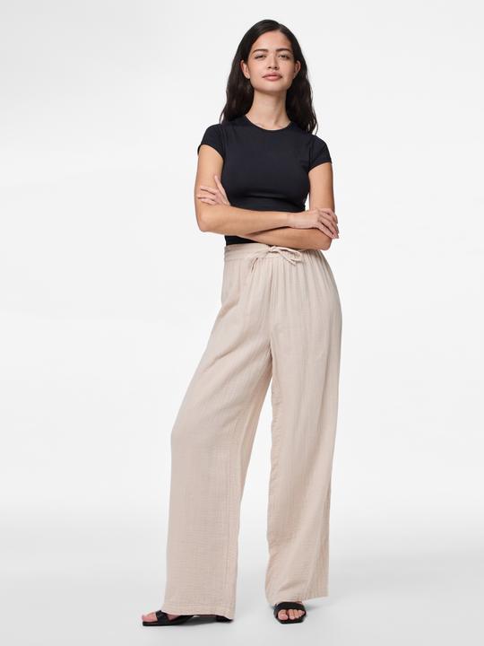 Produktbild Pieces PCSASTINA HW Musselin Hose mit weitem Bein (L)
