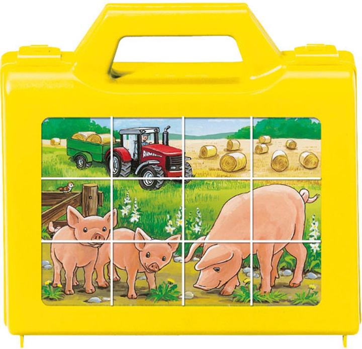 Image du produit Ravensburger Puzzle à cubes Animaux de la ferme (12 pièces)