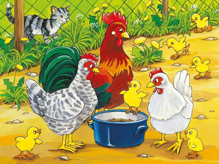 Image du produit Ravensburger Puzzle à cubes Animaux de la ferme (12 pièces)