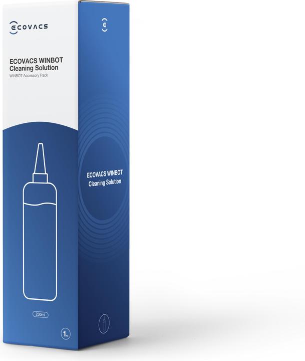 Actual product image Ecovacs WINBOT Cleaning Solution 230 ml