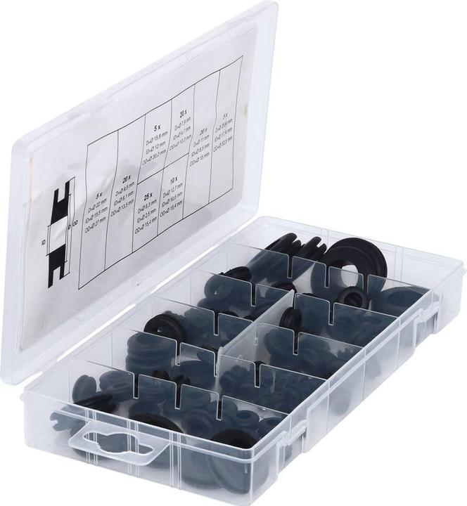 Actual product image KS Tools Assortment of rubber grommets, 110 pcs.