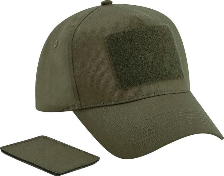 Immagine prodotto Beechfield Cappello da baseball con patch removibile (Taglia unica)