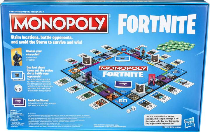 Produktbild Hasbro Gaming Monopoly Fortnite (Deutsch)
