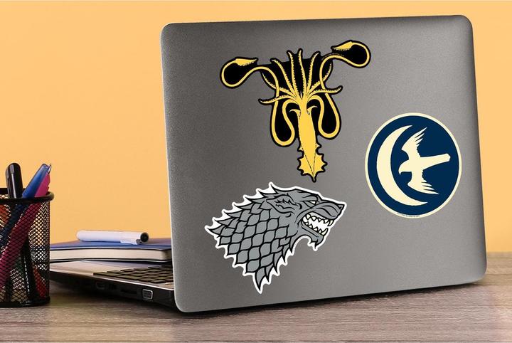 Produktbild Game of Thrones Hauswappen Aufkleber Deluxe 50erPack Vinyl