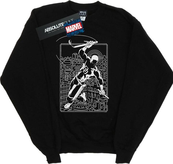 Immagine prodotto Daredevil Silhouette Felpa Uomo (M)