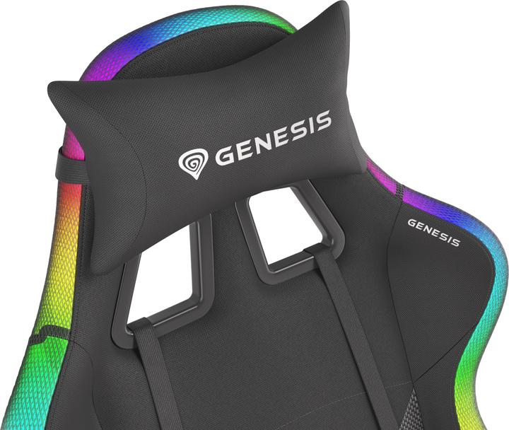 Produktbild Genesis Sessel für Spiele NATEC Trit 600 RGB NFG-1577 (schwarze Farbe)